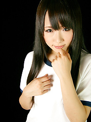 Nice japanese girl Mizushima Ai solo posing