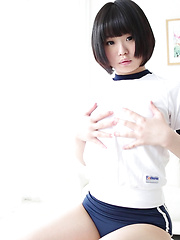 Do you want to be Minori's private sports instructor? This cute Japanese girl needs help with her bouncing technique but keeps teasing us with her shorts!